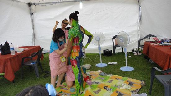 2010韓國大邱國際人體彩繪節精彩瞬間